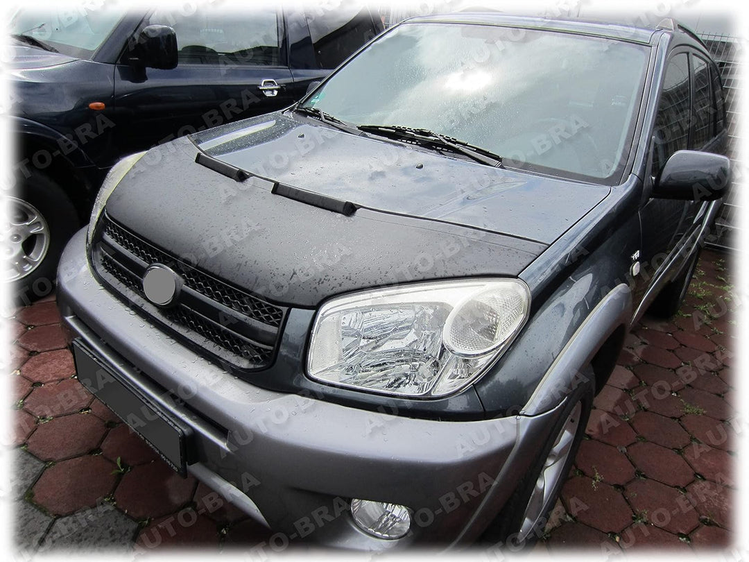 AB-00769 CARBON OPTIK AUTO BRA kompatibel mit Toyota RAV4 Bj. 2000-2006 Haubenbra Steinschlagschutz