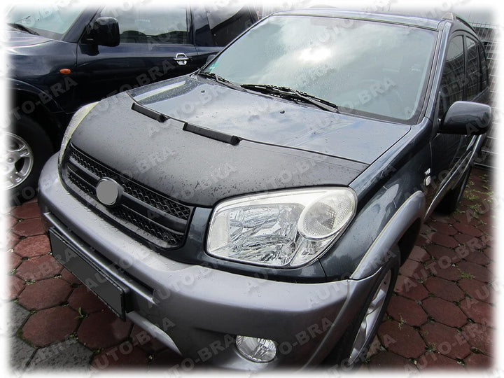 AB-00769 CARBON OPTIK AUTO BRA kompatibel mit Toyota RAV4 Bj. 2000-2006 Haubenbra Steinschlagschutz