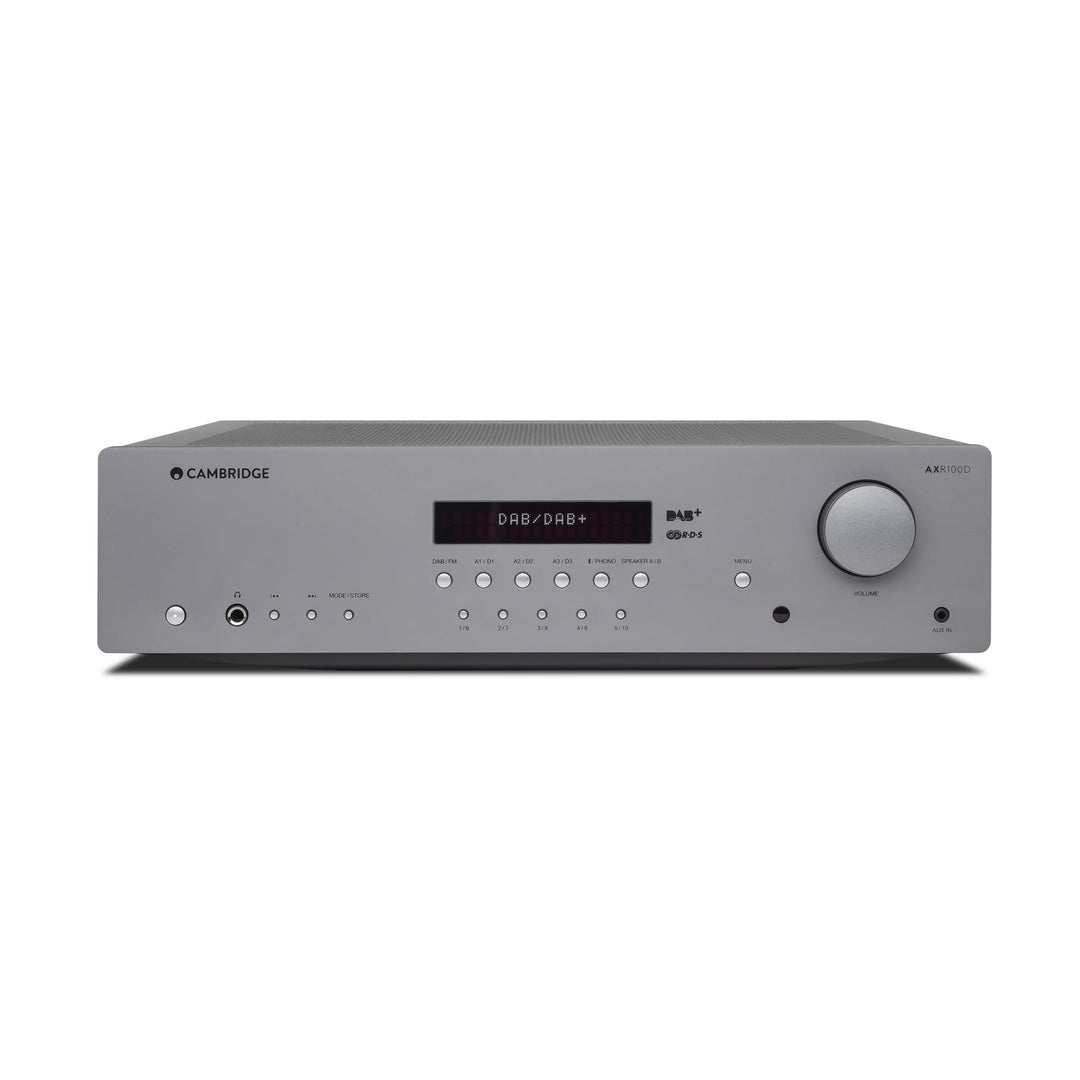 Cambridge Audio AXR100D - Separater 100 Watt Stereo HiFi-Receiver mit integrierter Phonostufe, Dab/F