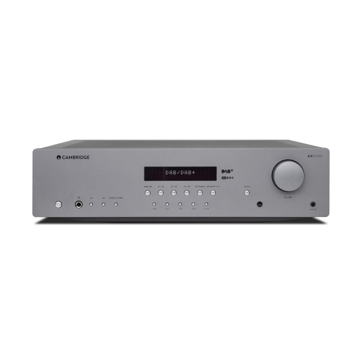 Cambridge Audio AXR100D - Separater 100 Watt Stereo HiFi-Receiver mit integrierter Phonostufe, Dab/F