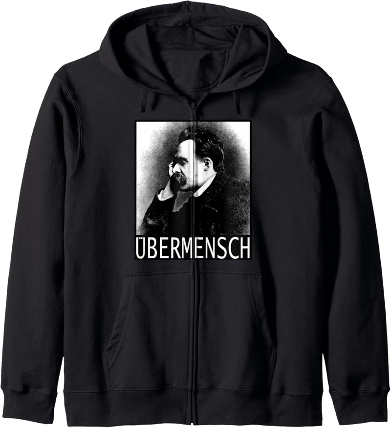 Friedrich Nietzsche | Übermensch | Philosophie | Gott tot Kapuzenjacke