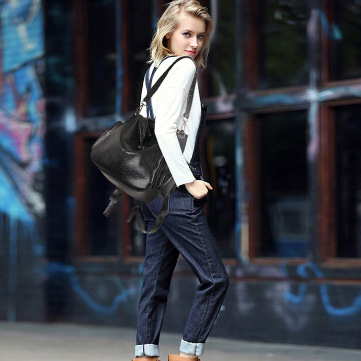 FANDARE Damen Rucksack Mode Schultertasche Wasserdicht Daypack Umhängetasche Mädchen Schultasche für