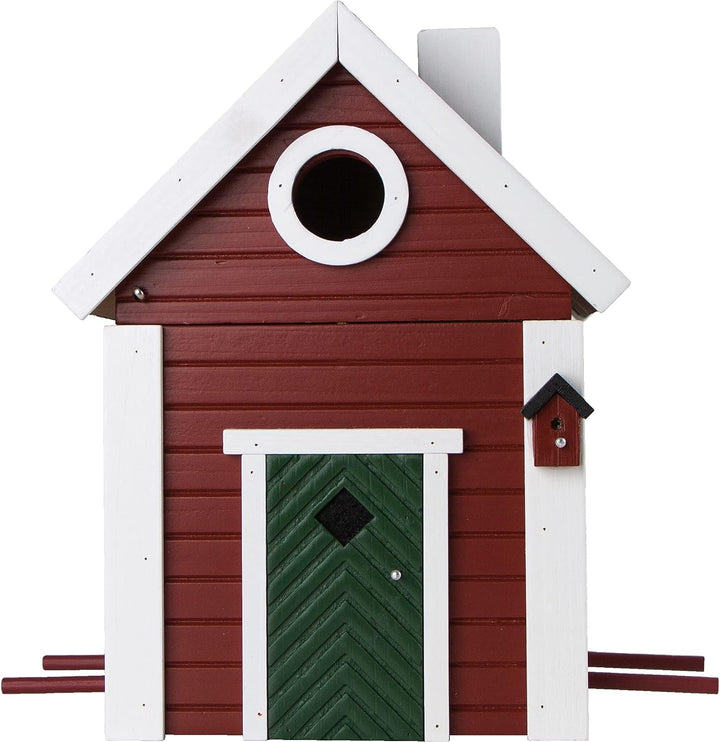 Wildlife Garden WG101 Multiholk Schwedenkate - Der Kombinierte Vogelfutterhaus und Nistkasten/Vogelh