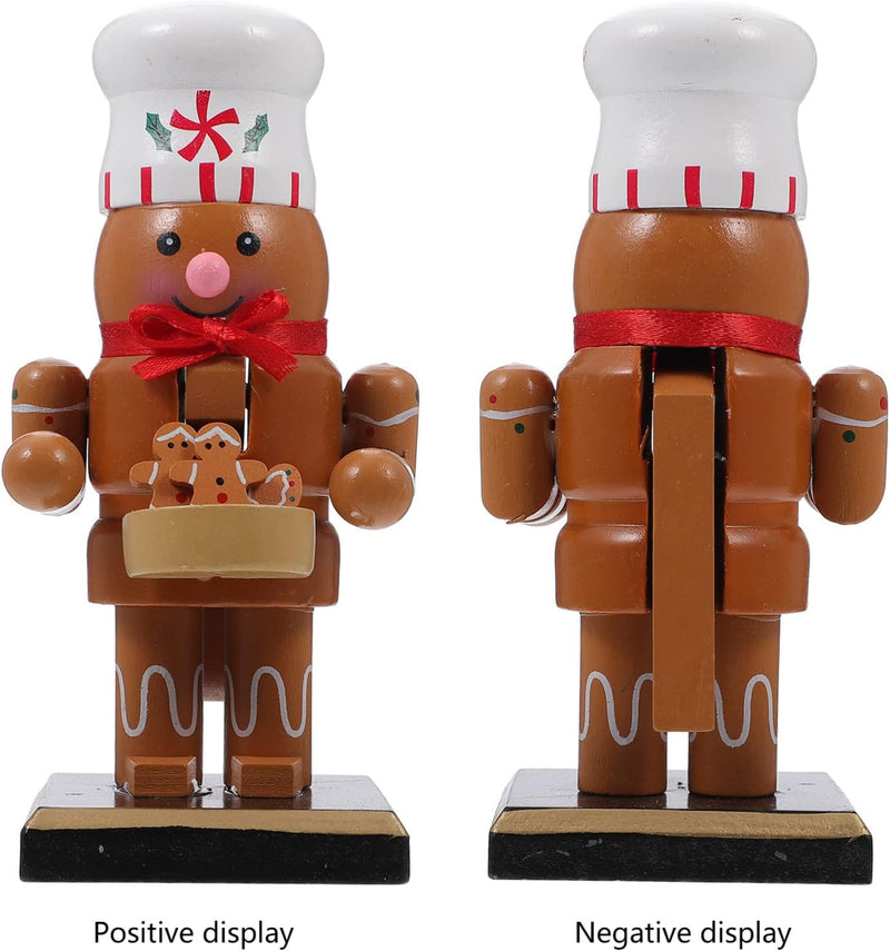 Nussknacker Holzfiguren Lebkuchenmann Soldat Figur: Weihnachtsfiguren Weihnachten Deko Figuren Dekof