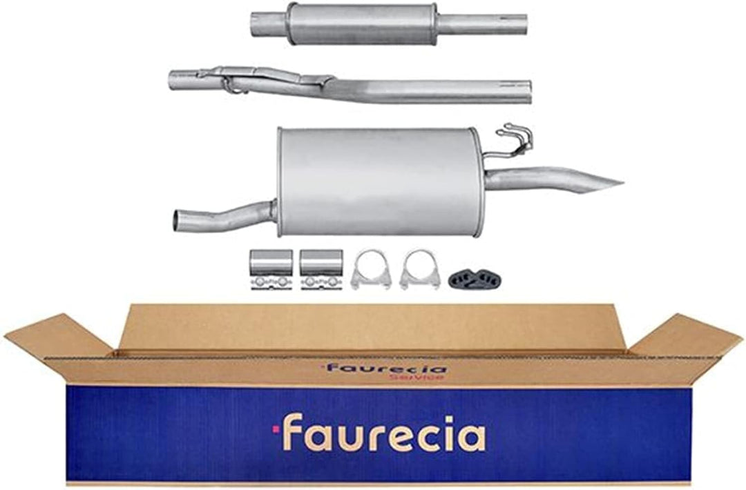 HELLA 8LD 366 028-691 Endschalldämpfer - Easy2Fit® Kit - hinten - dreiteilig - Set mit Anbauteilen