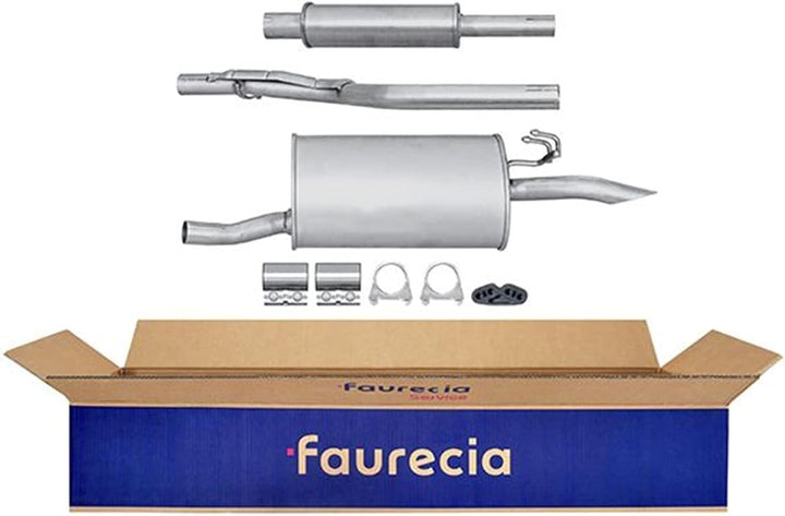 HELLA 8LD 366 028-691 Endschalldämpfer - Easy2Fit® Kit - hinten - dreiteilig - Set mit Anbauteilen