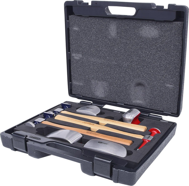 KS Tools 140.2100 Karosserie-Ausbeul-Satz, 7-tlg., Farbe