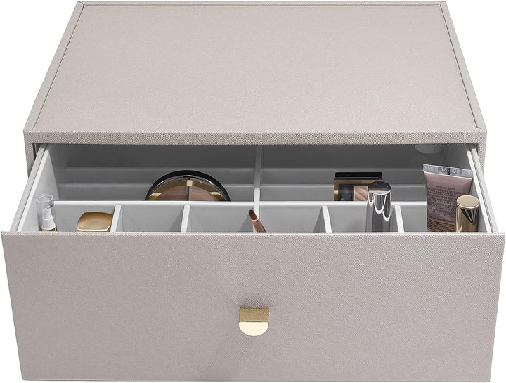 Stackers Taupe Supersize Makeup Deep Drawer, Taupe