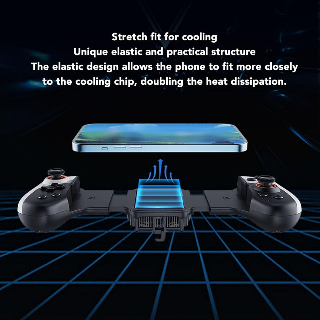 Zunate Teleskop Gamepad Controller, Ausziehbarer Gamepad Teleskop Gamecontroller, Unterstützung für