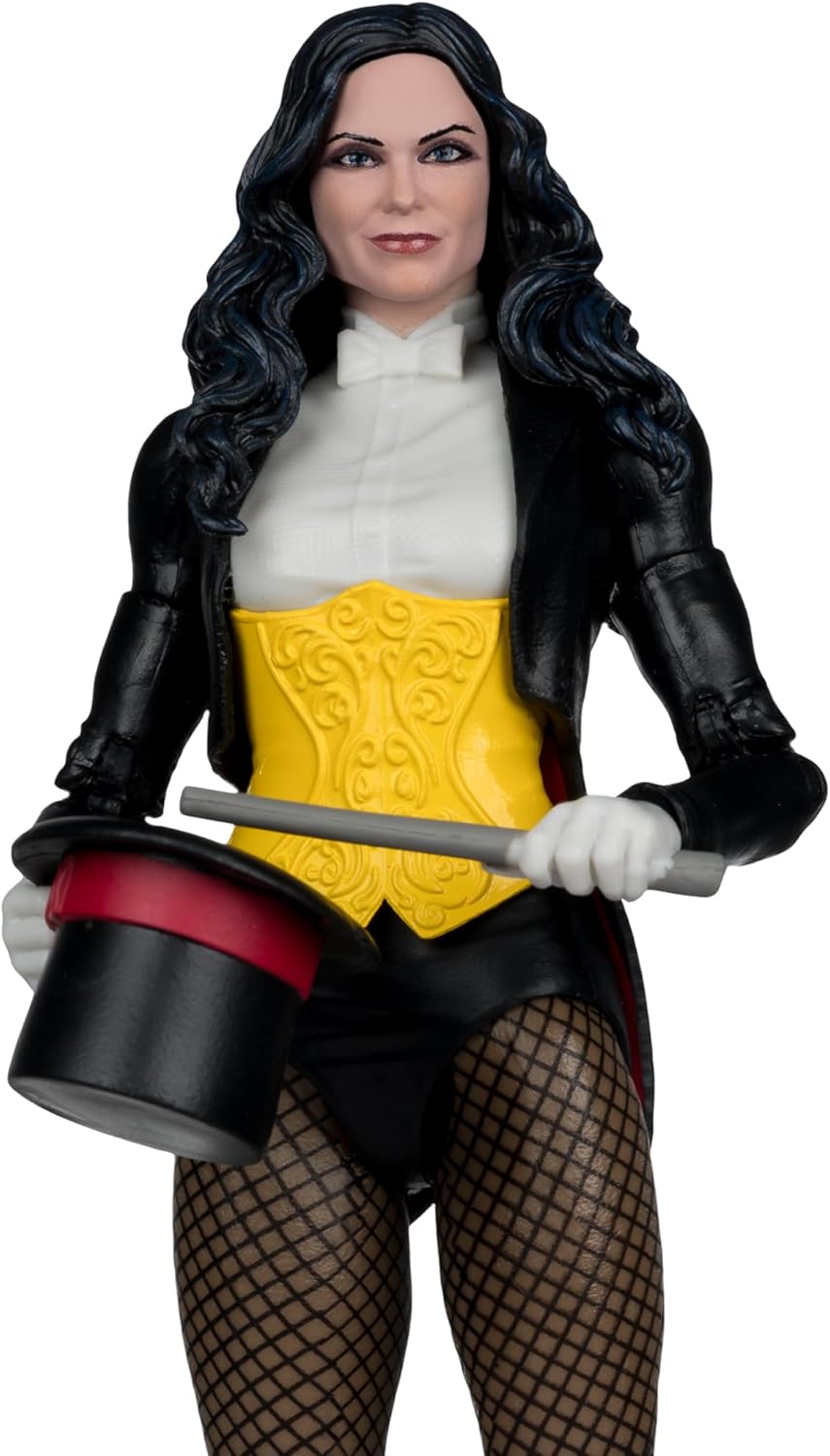 McFarlane DC Multiverse Zatanna (DC Classic) 17,8 cm Actionfigur mit Detective Chimp Collector Editi