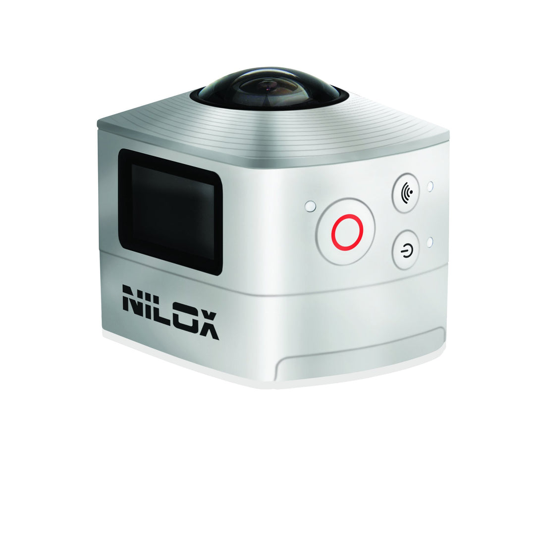 Nilox Action-Kamera Evo 360 Videokamera Full-HD, 1.920 x 1.440 P, 30 fps, 8 MP, Silber