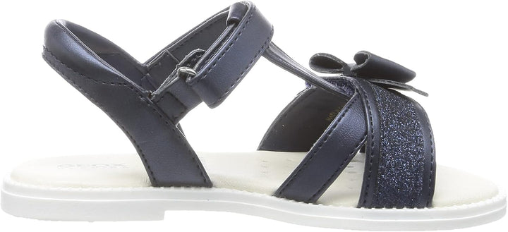 Geox Mädchen J Sandal Karly GirlSandal 24 EU Navy, 24 EU Navy