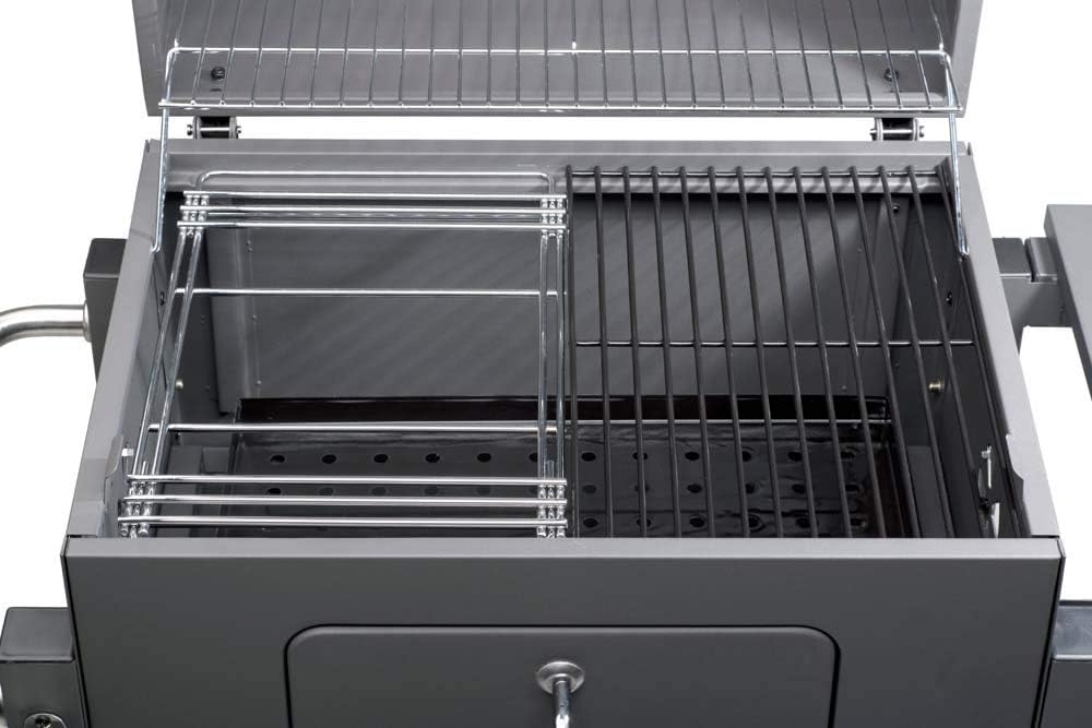tepro Grillzubehör Hauptrost 28 x 39 cm für Rost-in-Rost-System - eckig, verstellbare Grillrosttiefe