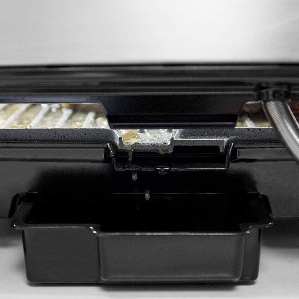 Cecotec Elektrogrill Rock'n Grill Pro - Grillplatte mit Rockstone-Beschichtung, Herausnehmbare und u