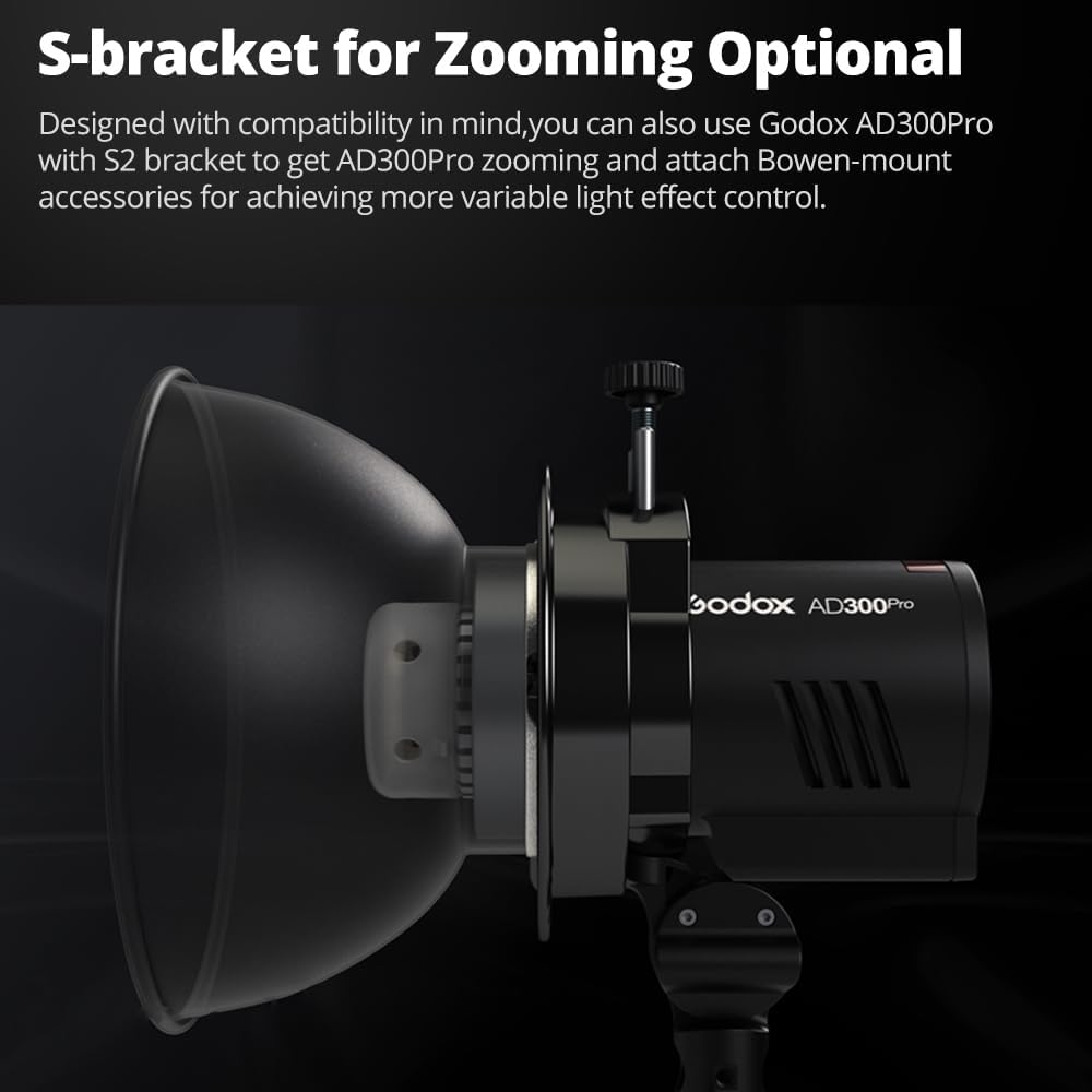 Godox AD300Pro AD300 PRO Rucksack-Kit mit Zwei Blitzen 300W 2,4 G TTL 1/8000 HSS, 0,01-1,5 Sek. Recy