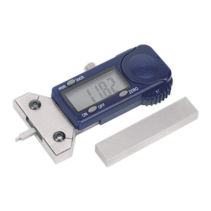 Sealey VS0563 Digitaler Reifenprofiltiefenmesser, Vosa-geprüft, 121 mm x 176 mm x 41 mm 121mm x 176m