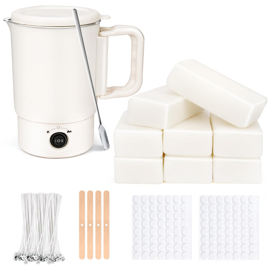KEARLGMBH Kerzen Selber Machen Set, DIY Kerzenherstellung Kit für Erwachsene Anfänger Kinder mit 8 *