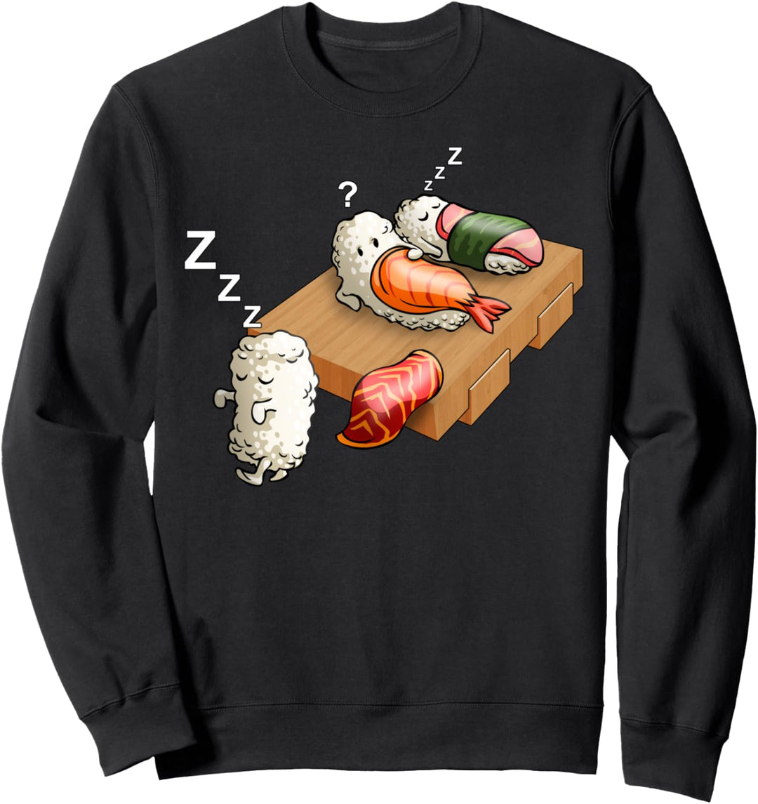 Süsses Walking Sushi Kawaii lustiges japanisches Sushi-Foodie Sweatshirt