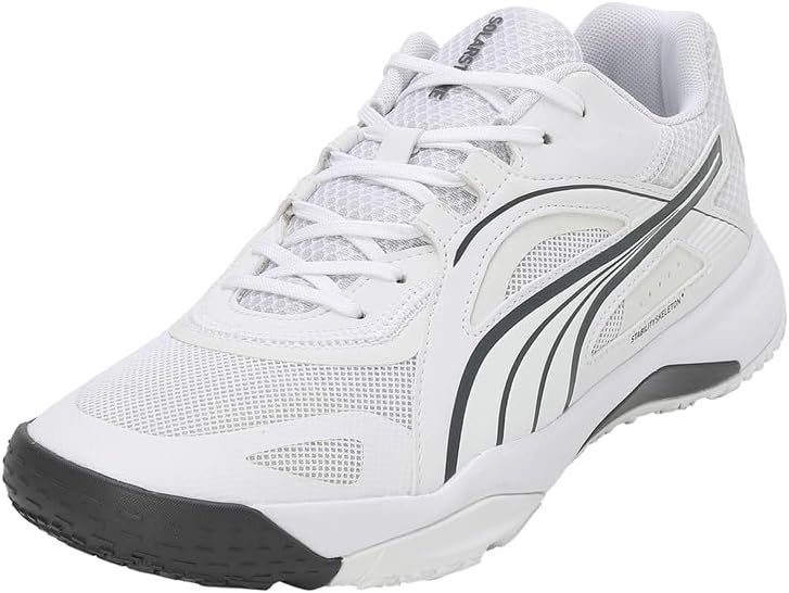 PUMA Unisex Solarstrike Ii Hallenturnschuh 46 EU Puma White Shadow Gray, 46 EU Puma White Shadow Gra