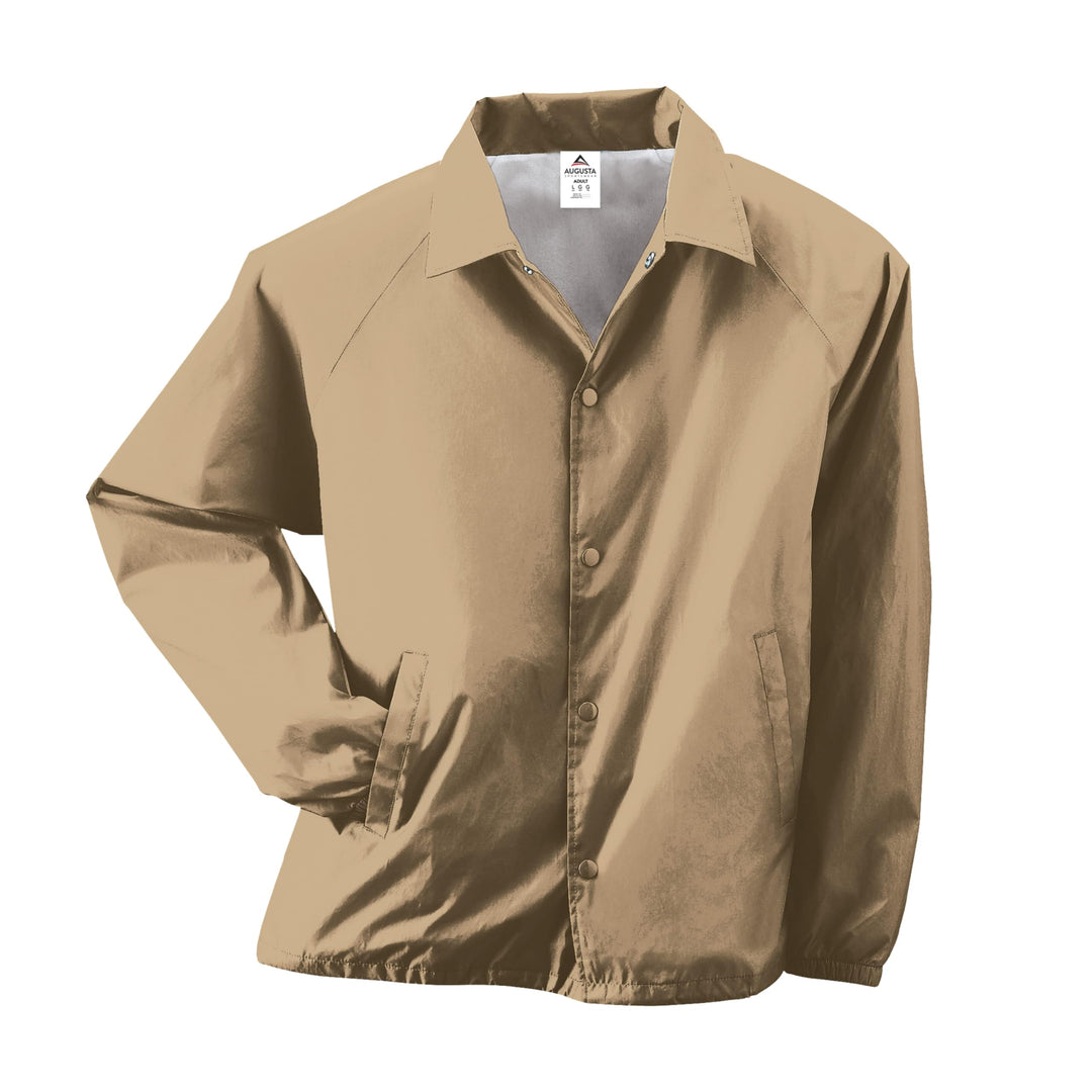 Augusta Sportswear Herren Augusta Nylon Coach's Jacket/Lined Jacke L khaki, L khaki