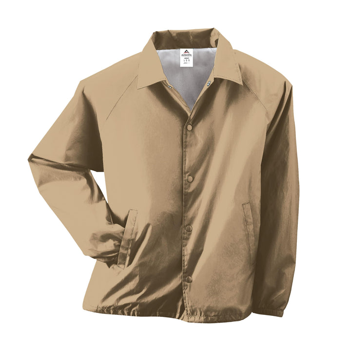 Augusta Sportswear Herren Augusta Nylon Coach's Jacket/Lined Jacke L khaki, L khaki