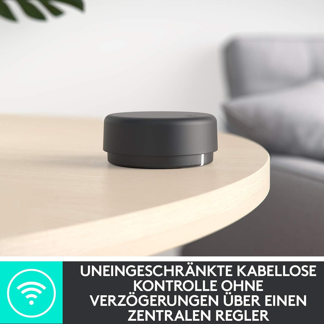 Logitech Z407 Bluetooth-Computerlautsprecher mit Subwoofer und kabelloser Steuerung, raumfüllendem S