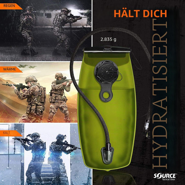 Source ILPS Armor System W/UTA Trinkblase für Herren Beige (Coyote), Beige (Coyote)