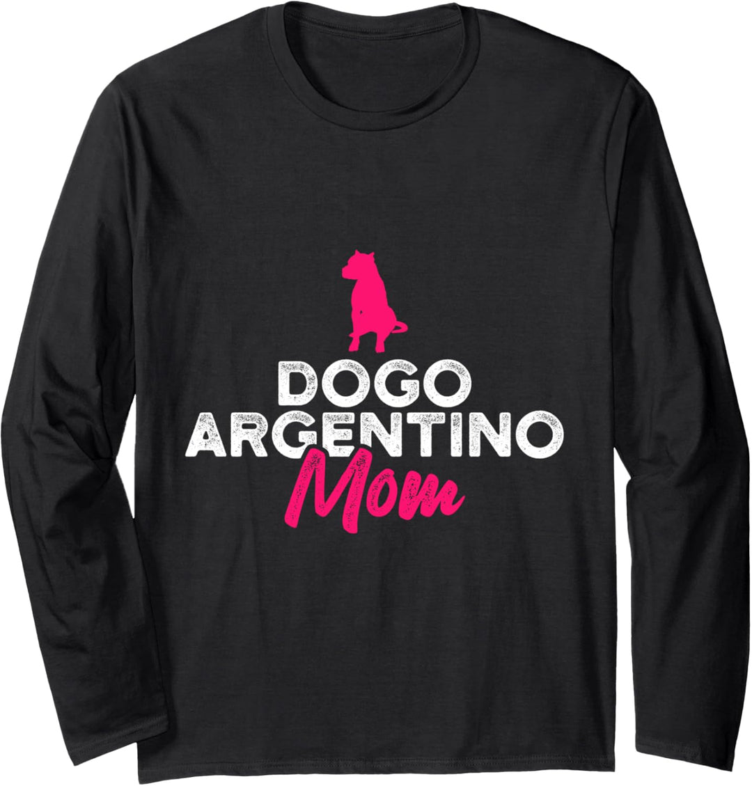 Dogo Argentino Mom Langarmshirt