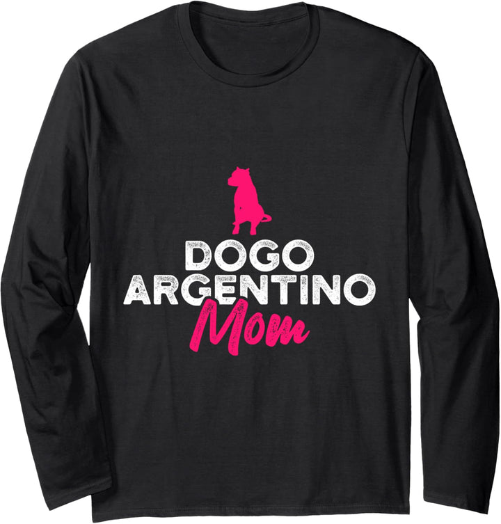 Dogo Argentino Mom Langarmshirt