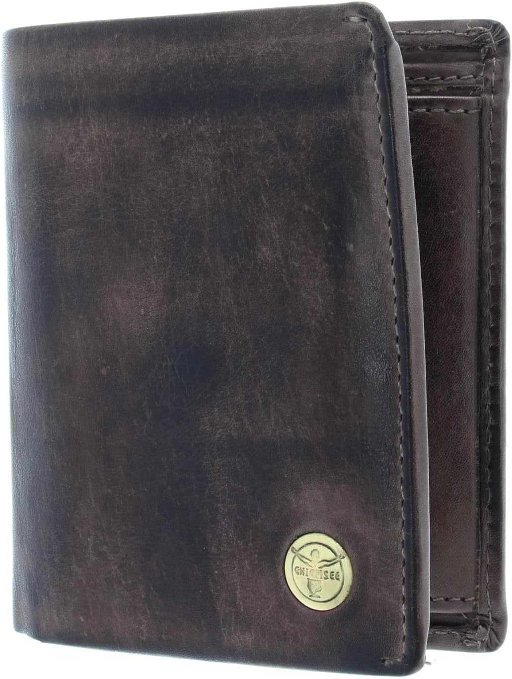 Chiemsee Geldbörse Echt Leder braun Herren, Damen - 020489 Brown, Brown