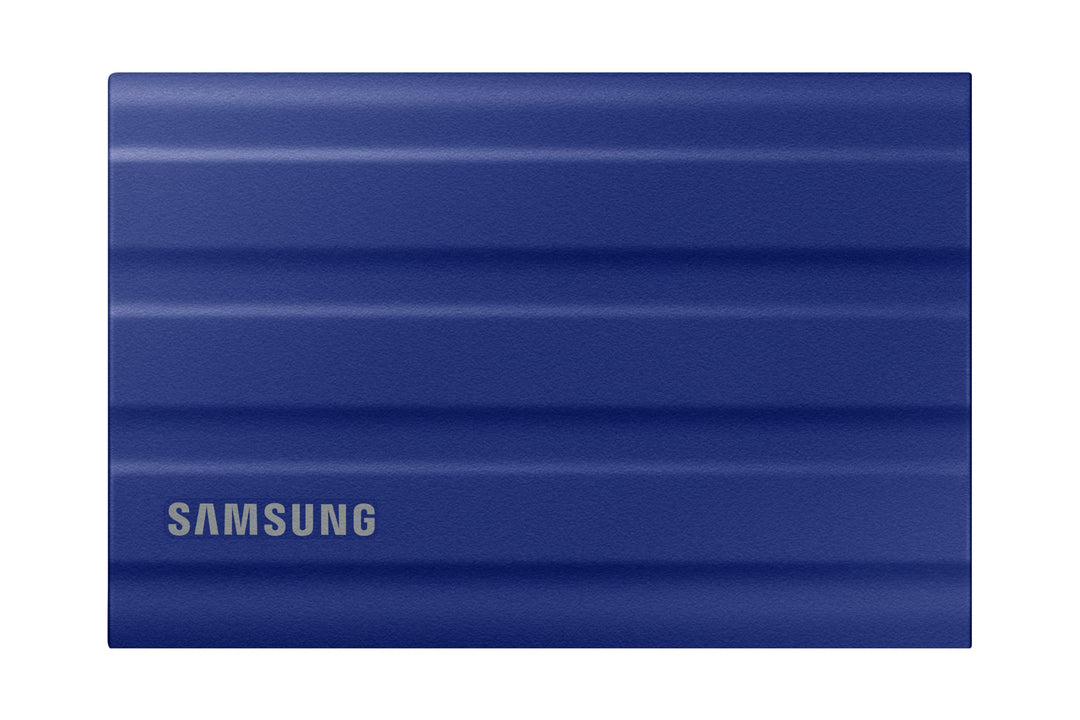 Samsung Portable T7 SSD Shield, USB 3.2 Gen 2 TB, 1.050MB/s Lesen, 1.000MB/s Writing, Blue, MU-PE2T0