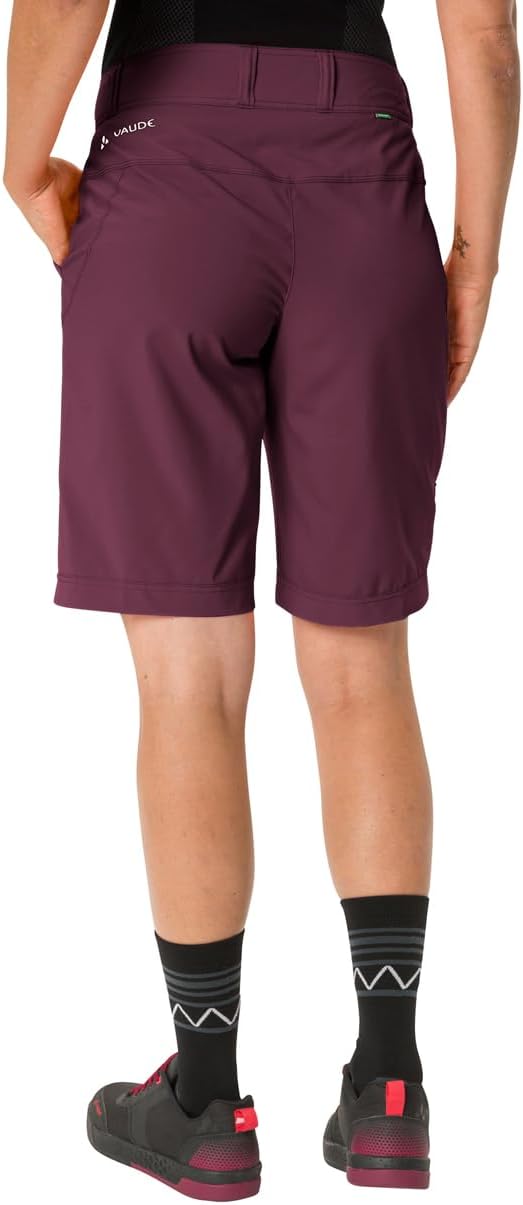 VAUDE Ledro Radlerhose für Damen - Gepolsterte MTB-Shorts mit Innenhose - atmungsaktive & elastische