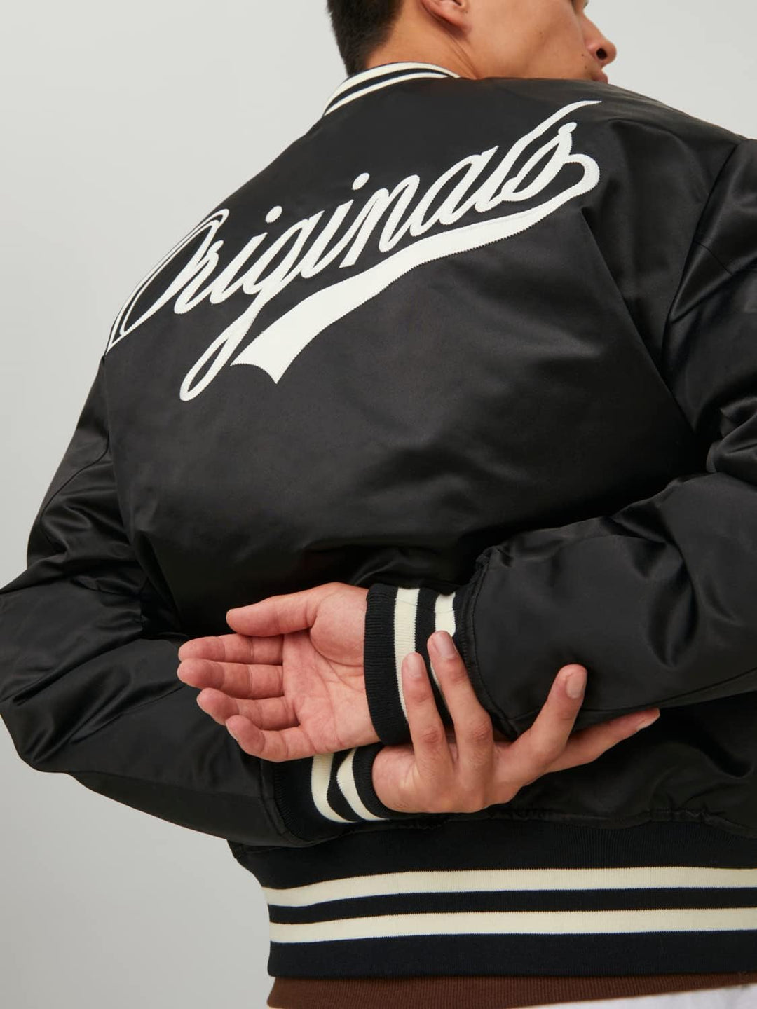 JACK & JONES Herren Jorstudio Bomber Bomberjacke, Schwarz