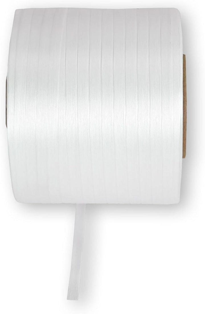 3 ROLLEN x 500m | 9mm Polyester Umreifungsband | 250kg Bruchlast | Polyesterband für optimale Ladung