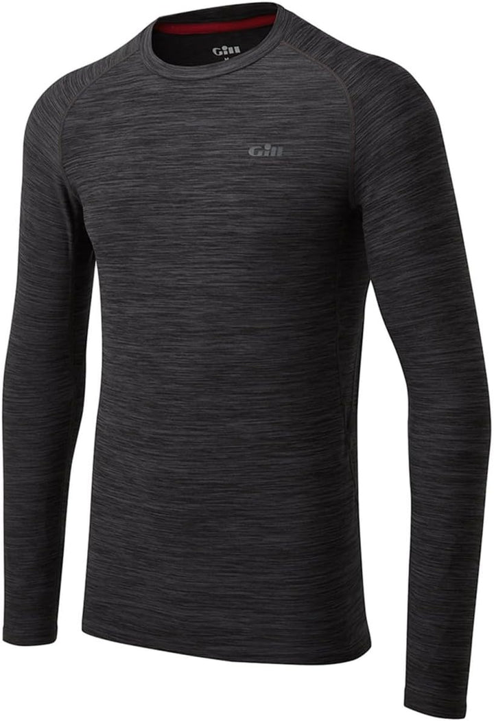 Gill Mens Crew Neck Basisschicht für das Segeln und Skifahren - Esche - Leichte thermische Materiali