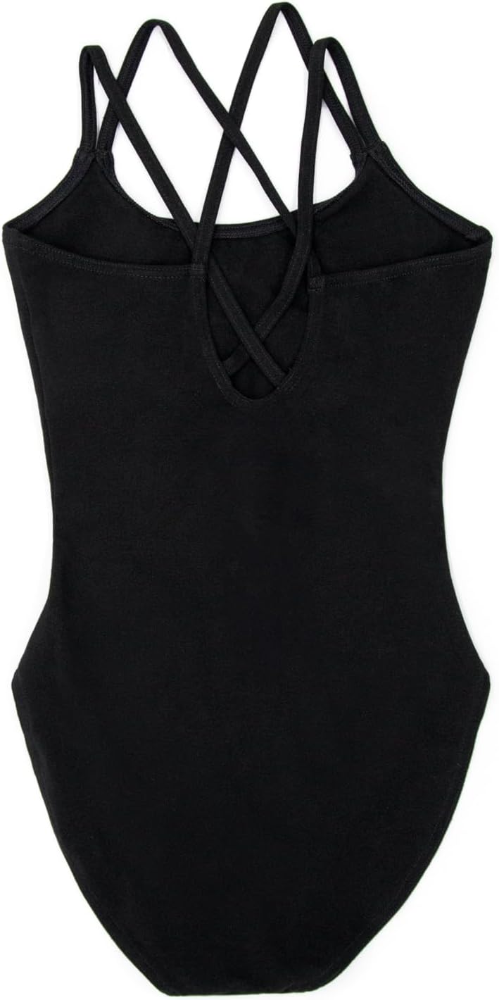 Capezio Damen Dance (Tanz) Classic Double Strap Camisole Leotard T Schwarz, T Schwarz