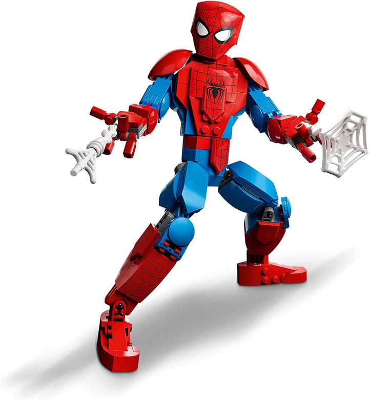 LEGO Marvel Spider-Man Figur, voll bewegliches Action-Spielzeug, sammelbare Superhelden-Actionfigur,