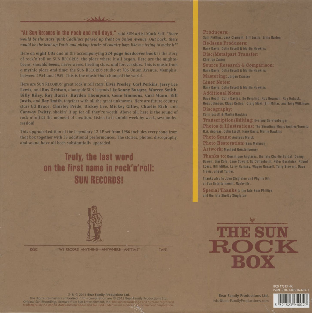 The Sun Rock Box, Audio-CD