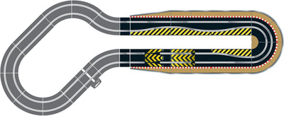 Scalextric 500008514 Accessories Zubehör-Track & Gleiszubehör, Small Ultimate - Extended Hairpin, Ul