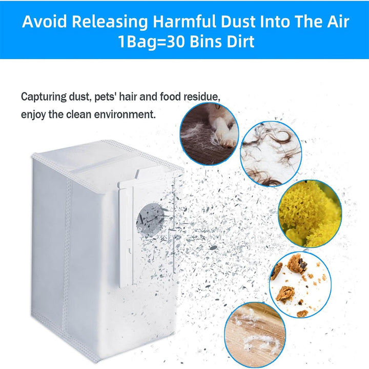 Ersatz-Staubsaugerbeutel für Samsung Jet Bot AI+/massgeschneiderte Jet Bot Combo 5-lagige Filtration