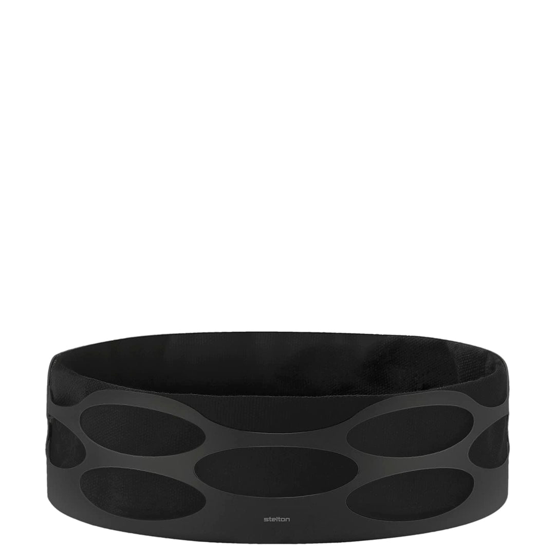 Stelton Embrace Brotschale, matt schwarz mit schwarz