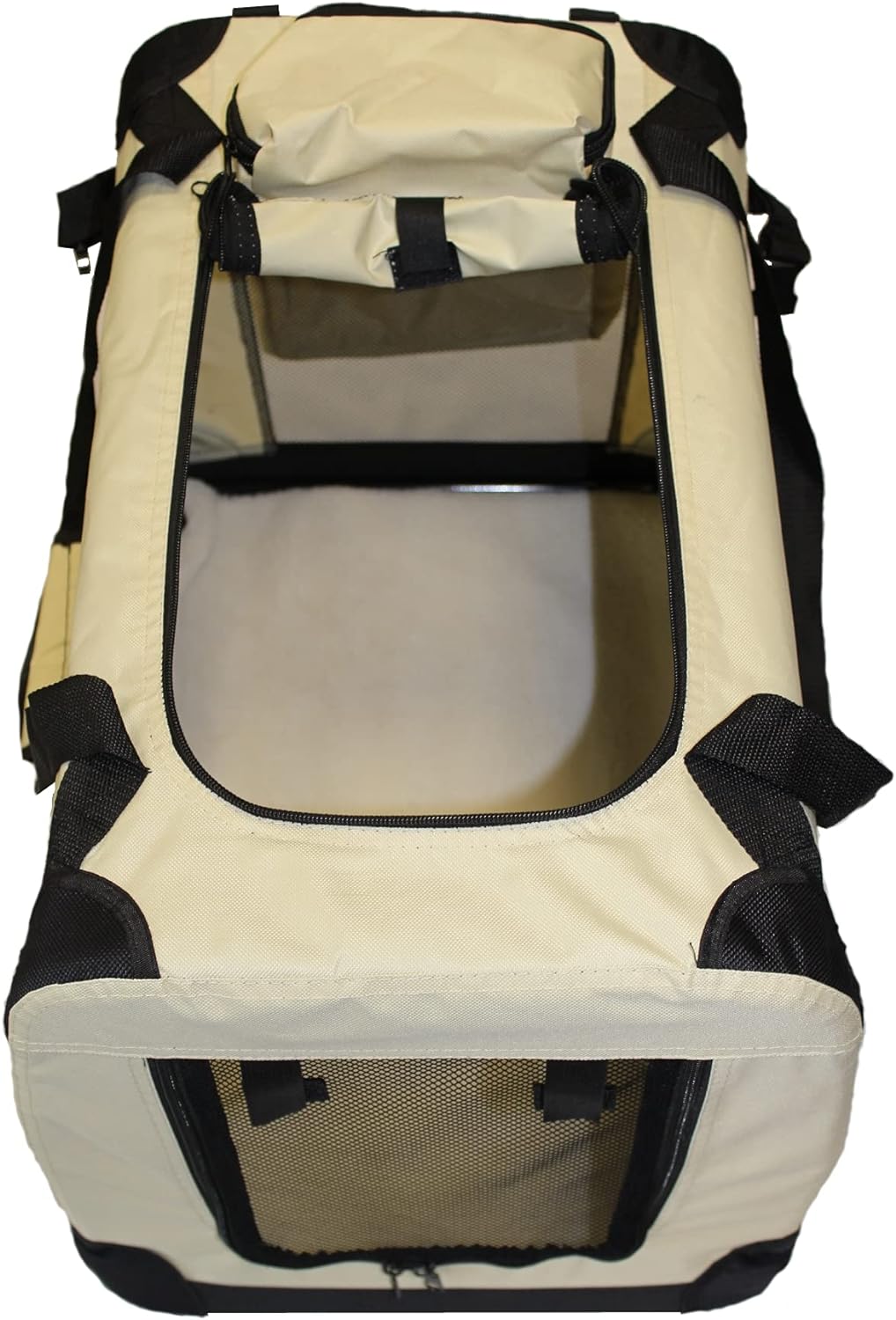 walexo Faltbare Hundebox Hundetransportbox Katzentransportbox Katzenbox (BEIGE, M) Beige M, Beige M