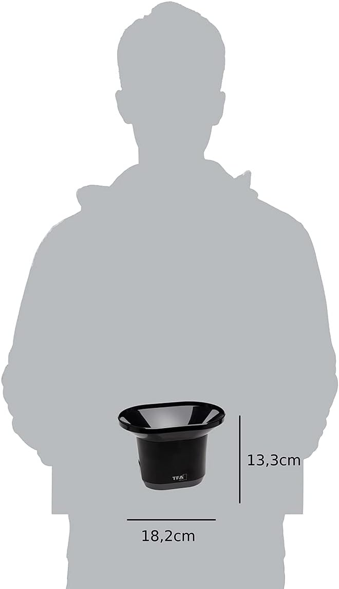 TFA Dostmann Regensender, 30.3233.01, für 47.3005.01, schwarz, L190 x B125 x H135 mm