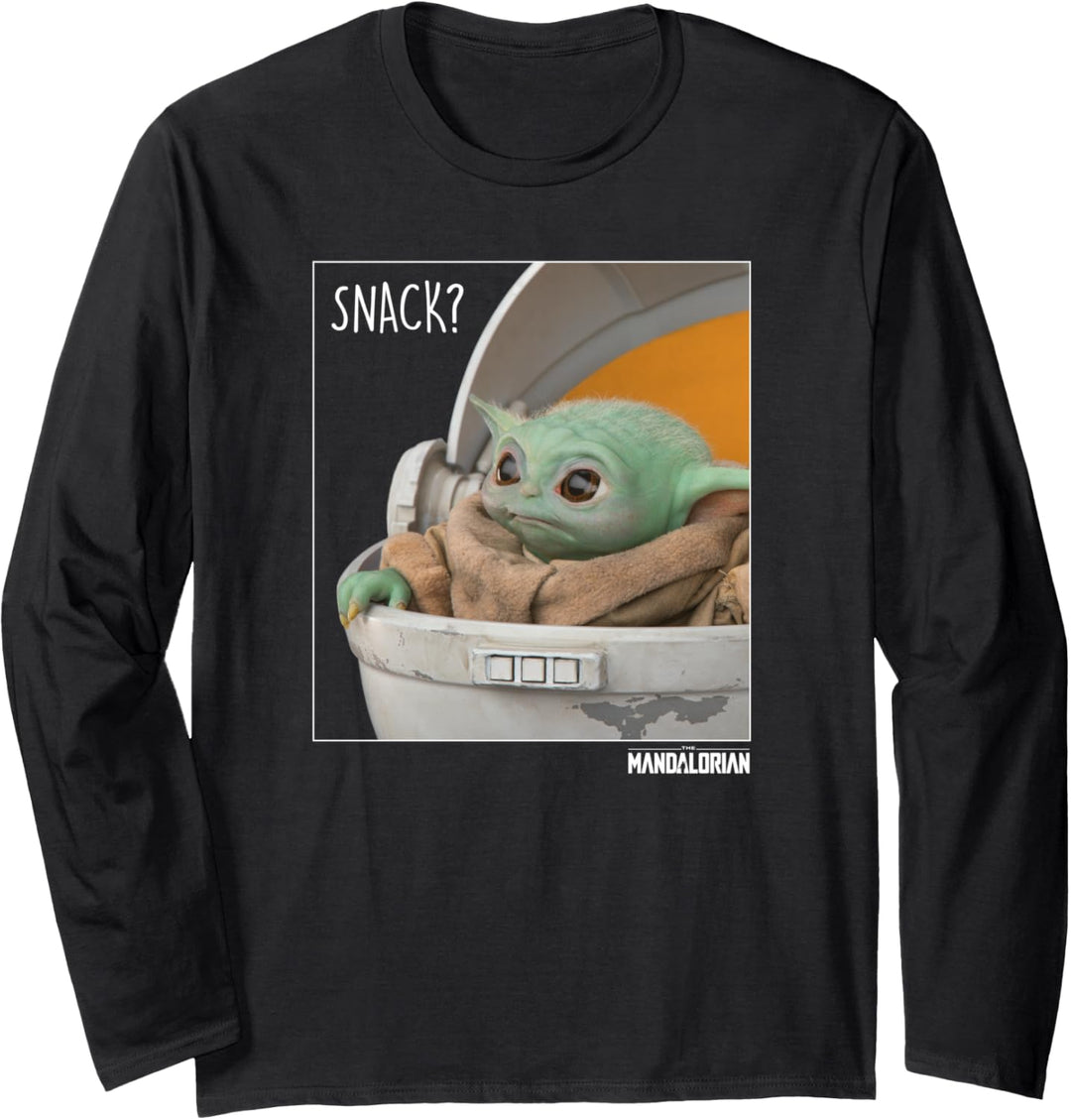 Star Wars The Mandalorian The Child Snack Time Langarmshirt