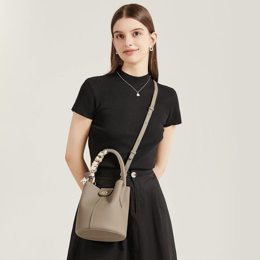 BOSTANTEN Umhängetasche Damen Mittelgross, PU Leder Crossbody Schultertasche, Umhänge Tasche Handtas