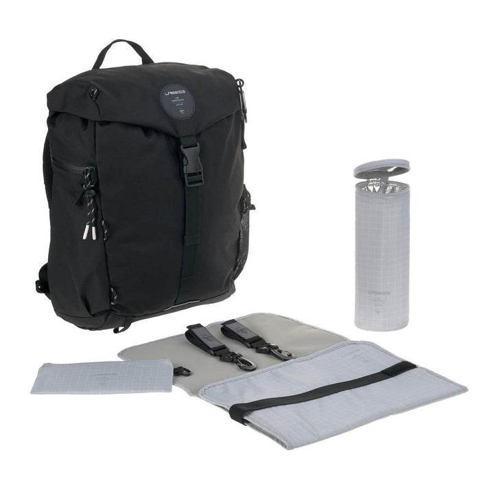 Lässig 1103026000 Green Label Outdoor Backpack Black, Schwarz, 850 g, Schwarz