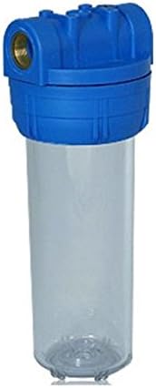Wasser Filtergehäuse Set 10 Zoll 3/4" GW + 3 Aktivkohle Granulat Filter Kartuschen - Bakterien Kalk