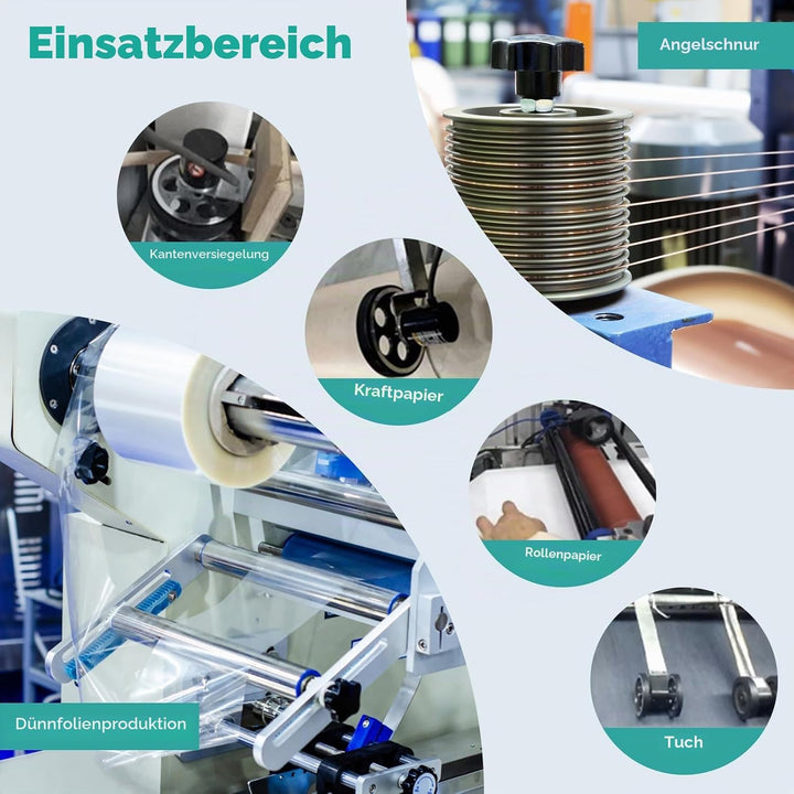 Digital Längenzähler Meterzähler mit Rotary Encoder Radrolle 0-999999 Längenmesser Zähler