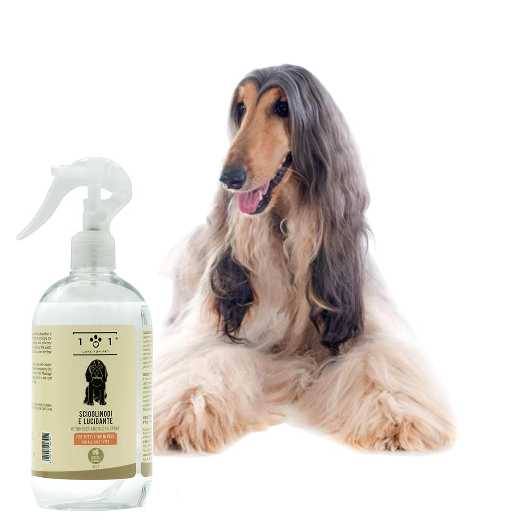 Spray zur Entwirrung von Knoten, Entwirren und Polieren für Hunde – mit Inhaltsstoffen und pflanzlic
