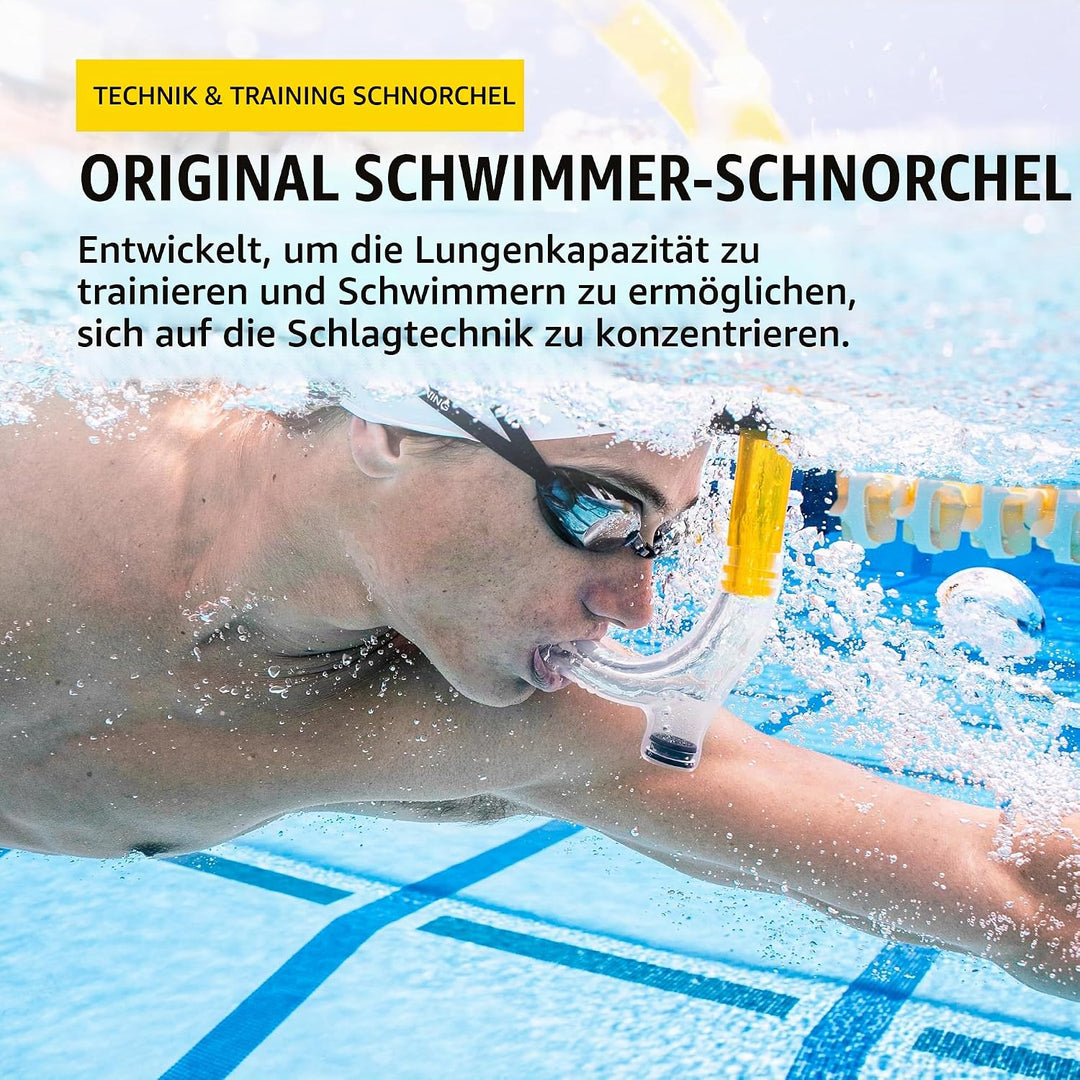 Finis Snorkel Jr Swimmers, gelb, one Size